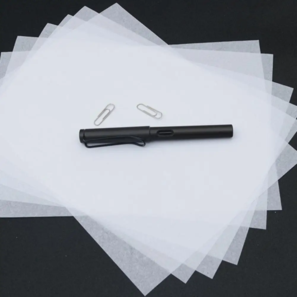 100pcs A4 Carbon Paper Black Legible Graphite Copy Paper for Fashion Design  draft 