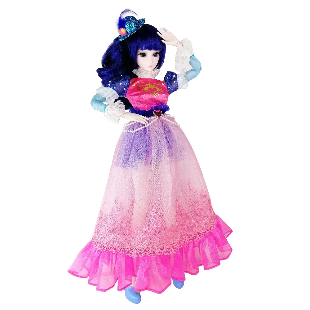 EVA BJD макияж 22 дюйма 1/3 EVA BJD принцесса Si китайская оригинальная шарнирная кукла BJD SD куклы ручной работы макияж волшебная игрушка