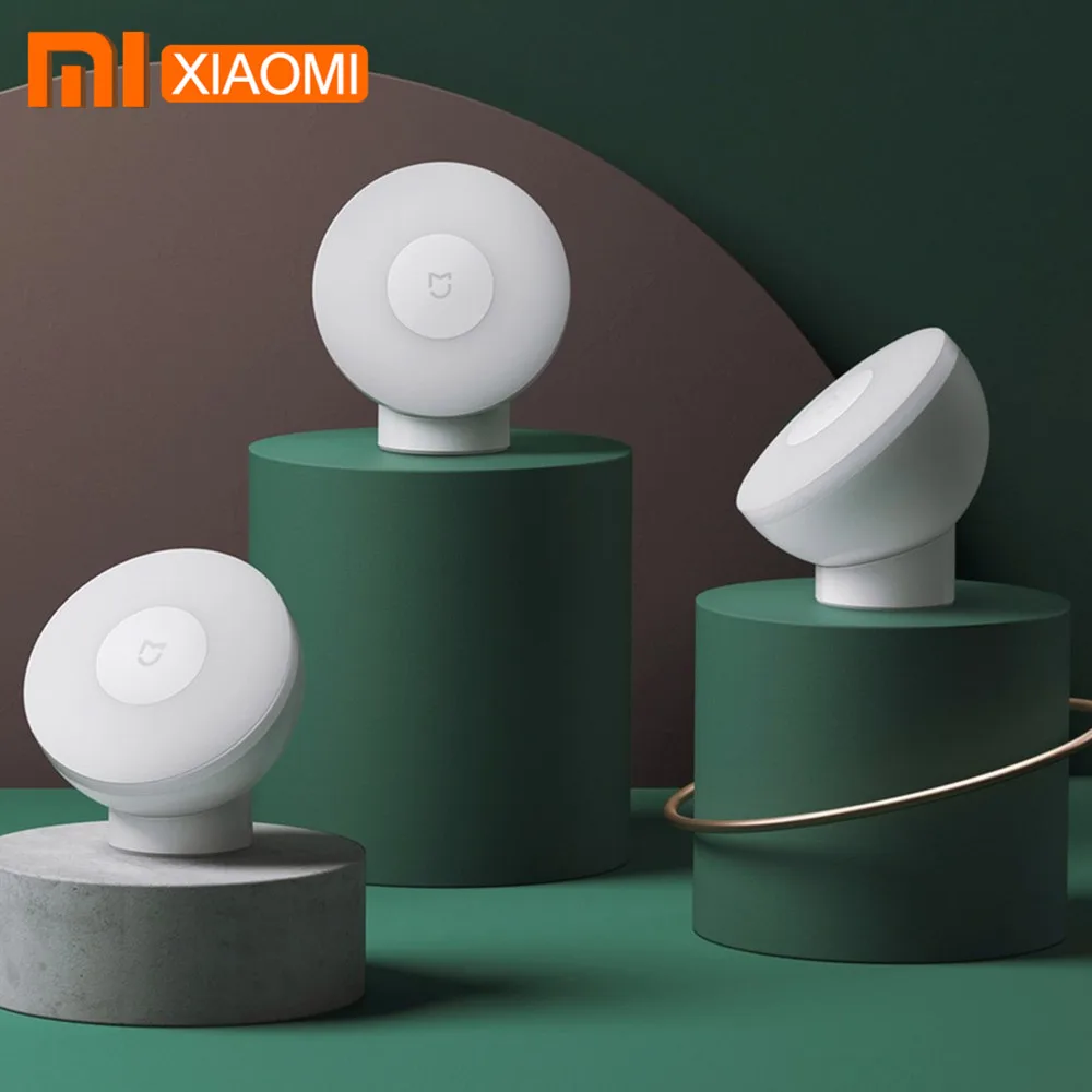 Ночной светильник Xiaomi Mijia 2 поколения вращение на 2019 градусов уровня регулировка