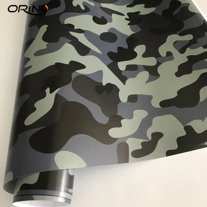 Green Black Camouflage Vinyl Wrap Sticker-3