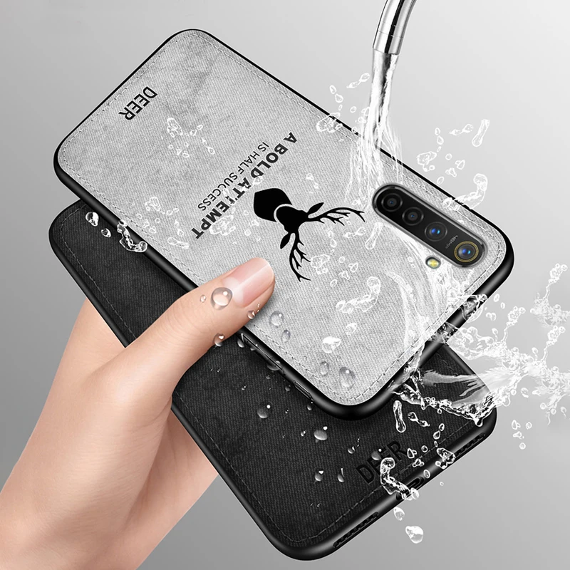 Для Realme X2 Pro Чехол с тканевой текстурой защитный мягкий чехол для OPPO Reno 3 2 2Z 2F ACE A11X Realme X2 5 Pro XT K5 K3 Q X Lite чехол