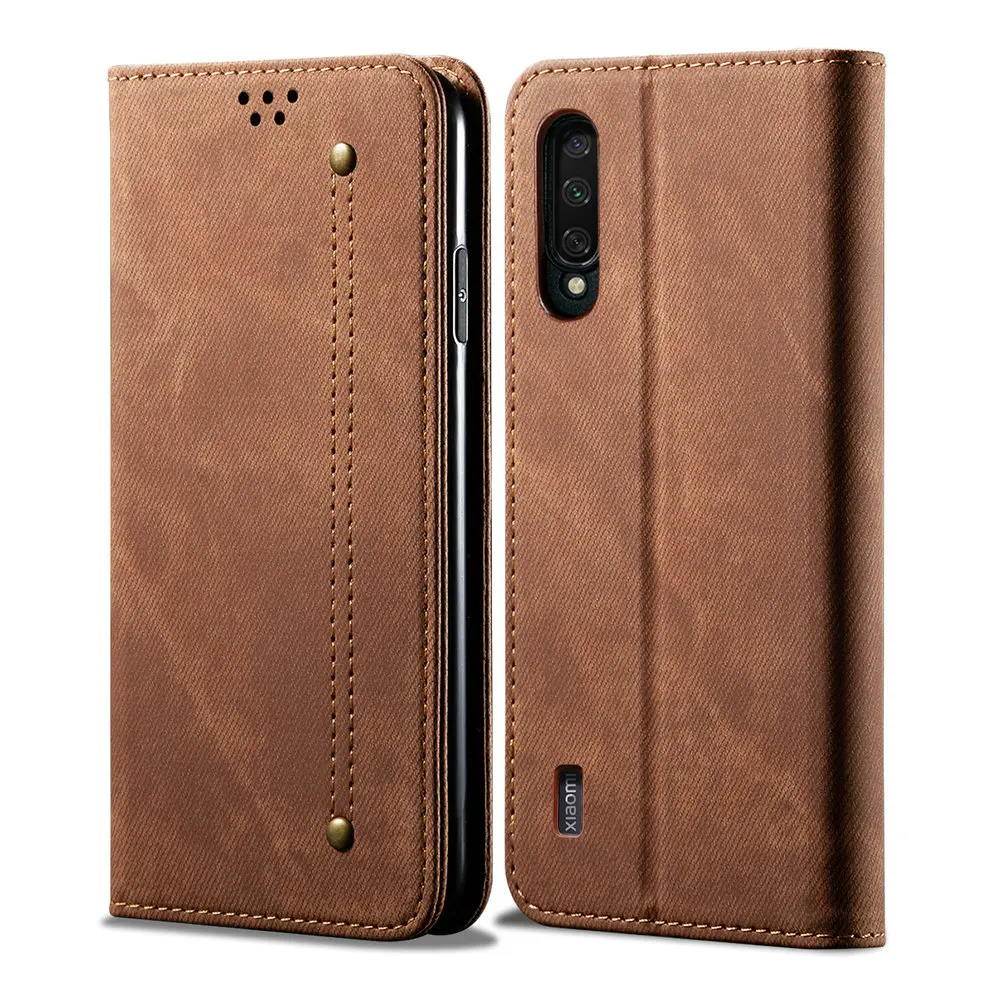 Кожаный ковбойский джинсовый кошелек чехол для mi Xiao mi CC9 чехол Funda Xiaomi mi CC9e чехол твердый флип-чехол для Xiaomi mi CC 9 e 9e Coque