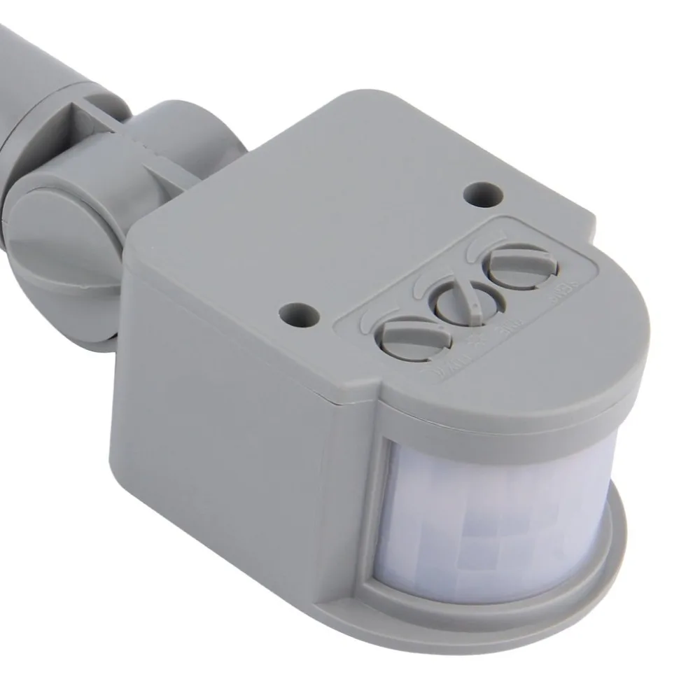 Motion Sensor 200V 12V Motion Detector Automatic Infrared PIR Sensor 200V 180 Degree Rotating Outdoor Timer Light Switch