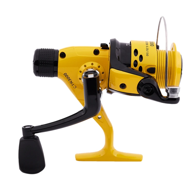 ELOS-YUMOSHI 12BB Fishing Reel 5.5:1 Foldable Arm Rocker Spinning Reel Lightweight Rear Drag Spool Fish Spinning Wheels