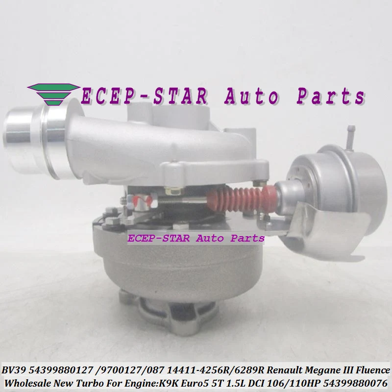 Bv39 54399880127 54399880087 54399880076 144116289R 8200808701 8200889697 Turbo Per Renault Megane 3 Iii 1.5 Dci K9K Euro5 5T