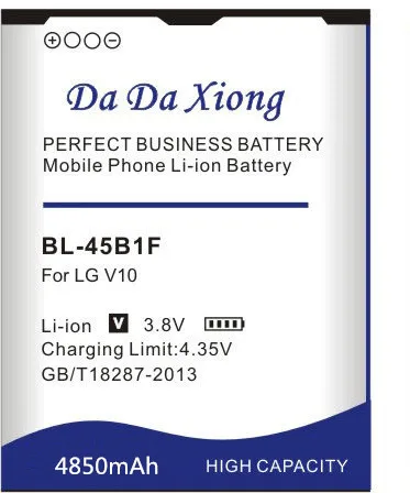 Аккумулятор Da Xiong 4850 мА/ч, BL-45B1F BL45B1F Батарея для LG V10 H961N F600 H900 H901 VS990 H968