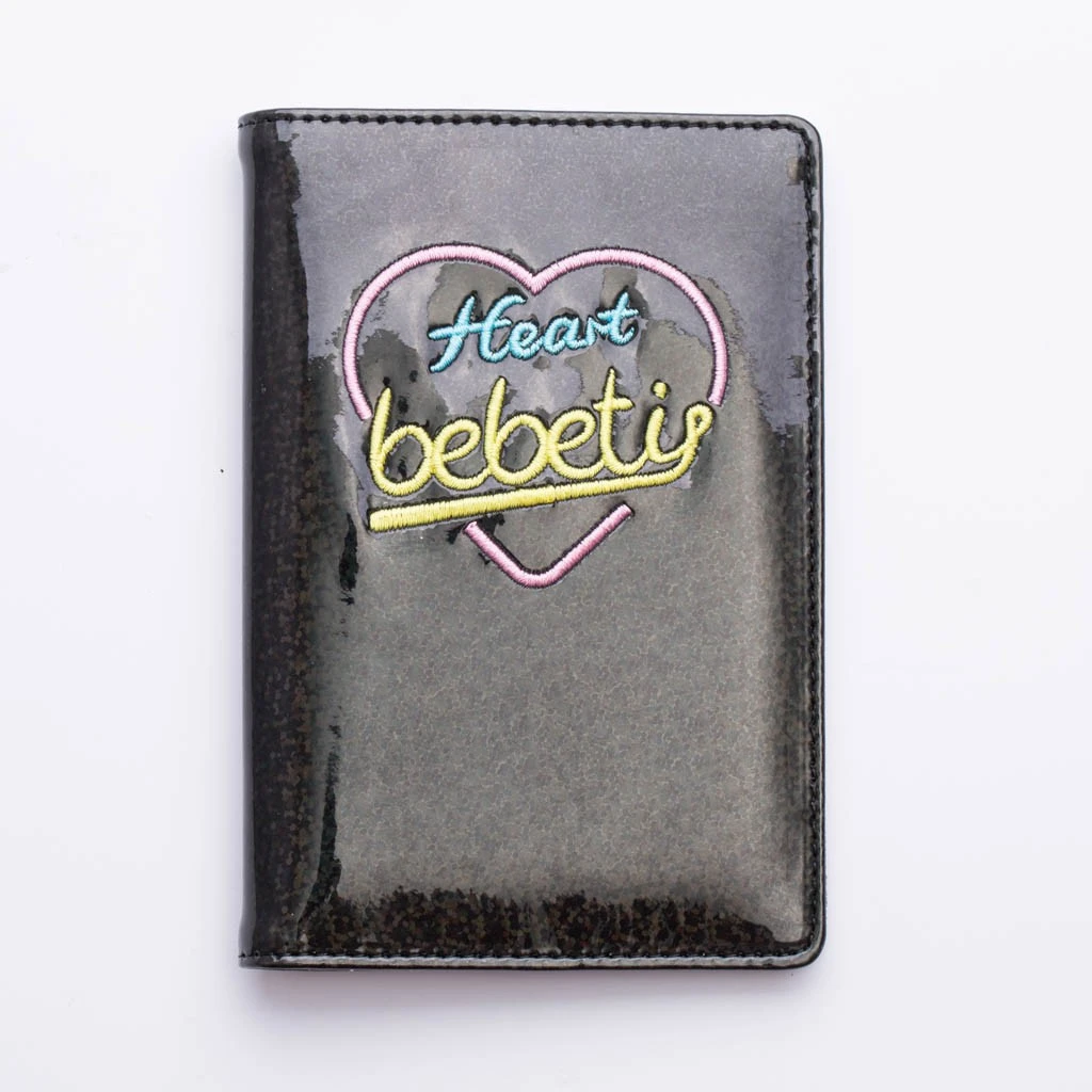 Fashion Trend Women Men ID Credit Card Banquet Letter Card Holder Coin Bag Travel Wallets Holder Double Open 812