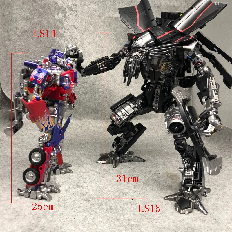 

Transformation Toys Optimus AOYI BMB LS14 Action Anime Figurine LS15 OP Star Elder Aircraft Skyfire Combination Robot Model Gift