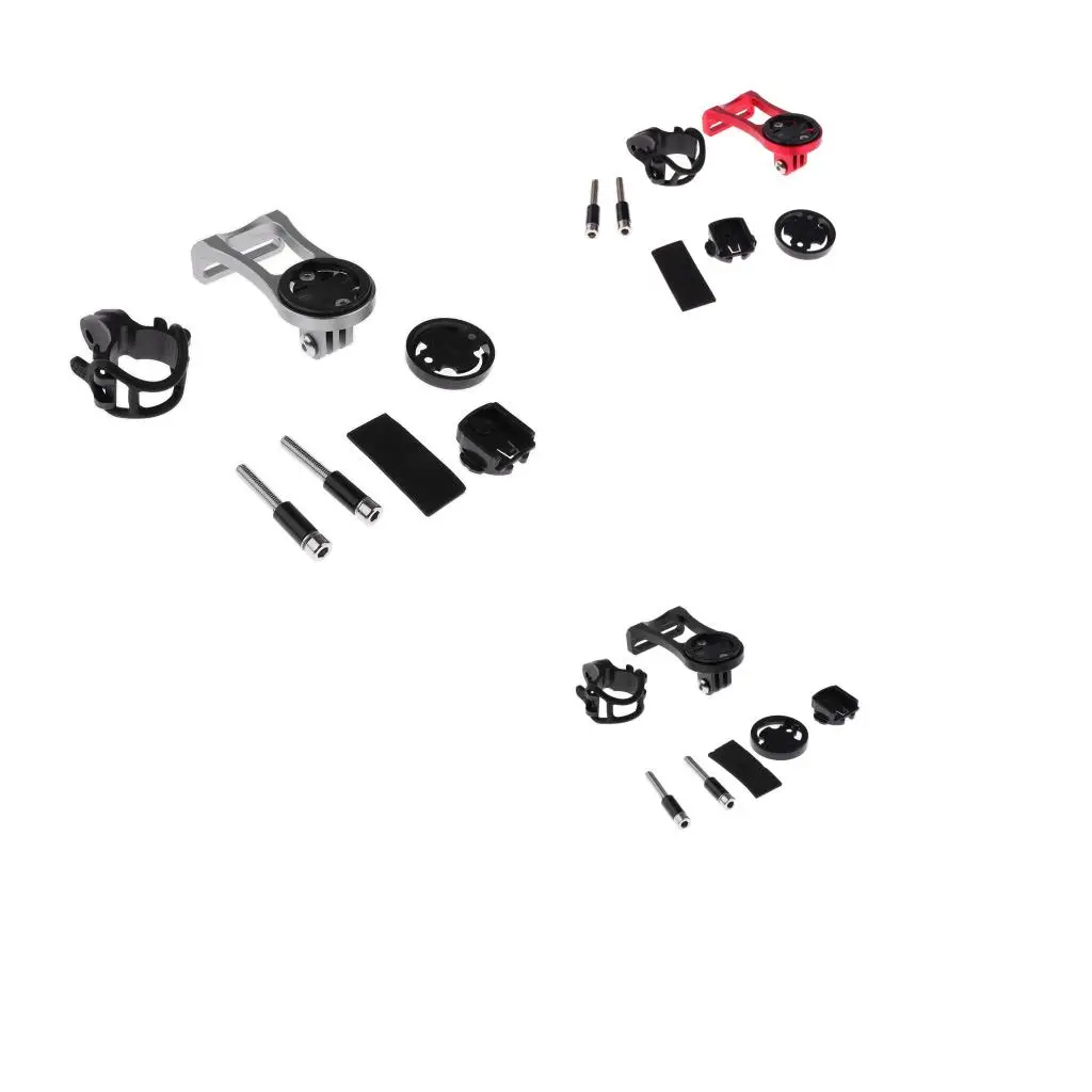 1 Set Aluminum Alloy Cycling Bike Computer GPS Extension Mount for Garmin Edge/Cateye/Bryton