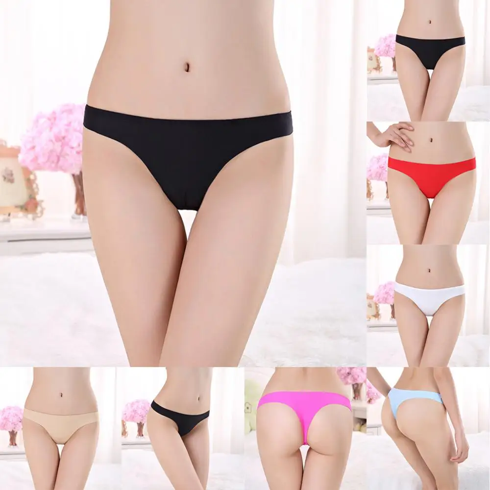 Женские трусики Lce шелковое чистое хлопковое белье нижнее сексуальные T Panties под