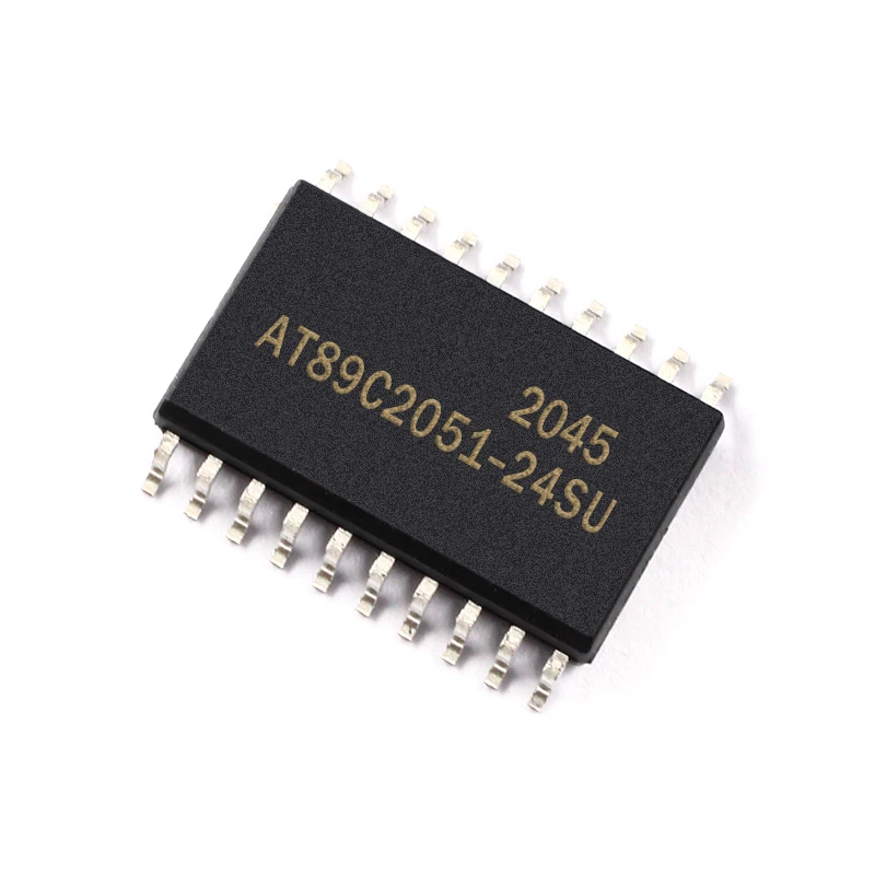 5 Pcs AT89C2051-24SU SOP-20 8-bit Microcontroller IC Chip Flash Memory Acoustic Component Kits Arduino Nano Integrated Circuit image_1