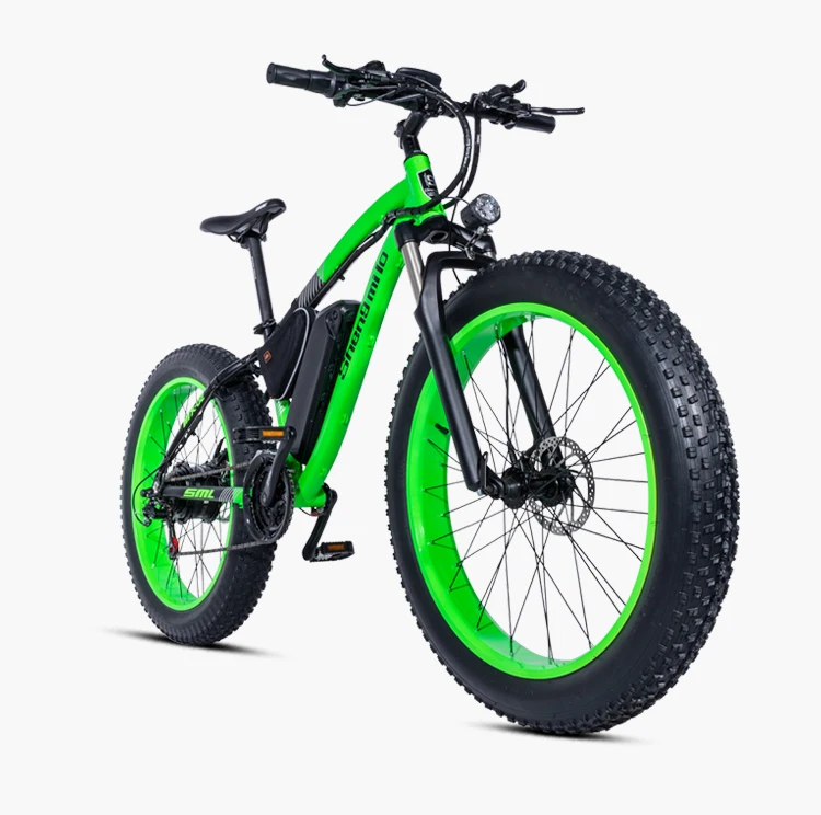 Electric bike 1000W Electric Fat Bike Beach Bike Cruiser Electric Bicycle 48Ｖ17ＡＨ lithium battery ebike electric mountain bike