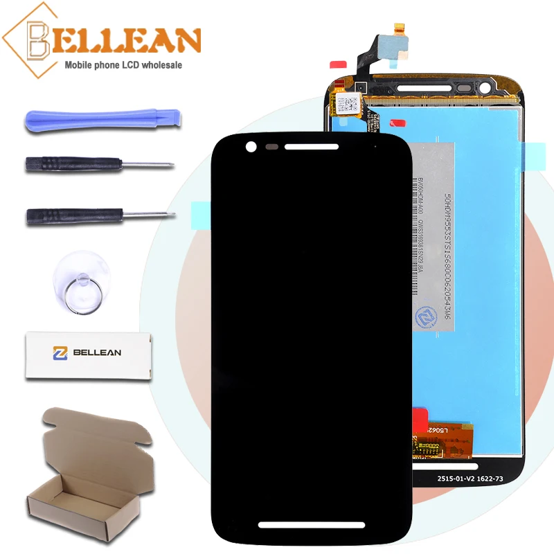 Catteny для Moto E 3rd Gen Lcd Замена MotoRola E3 LCD сенсорный экран дигитайзер сборка XT1700 XT1706