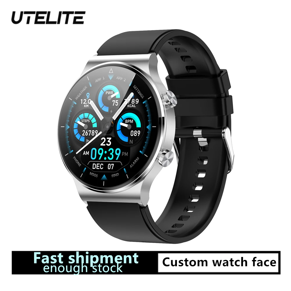 Умные часы UTELITE M2 с экраном 1 3 дюйма и Bluetooth совместимы вызовами IP68Waterproof мужские