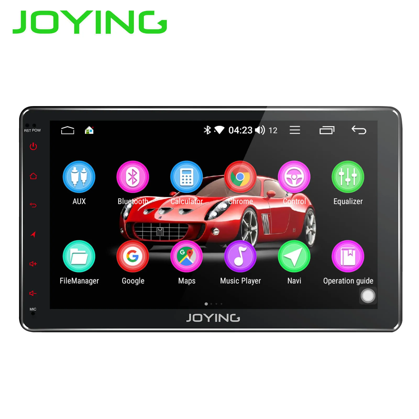 Top 10"GPS Navigation Double 2 Din 2GB+32GB Android 8.1 Car Radio Stereo Head Unit Multimedia No DVD Player Built-in DSP Mirror link 4