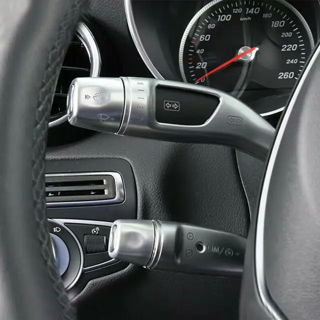 Lenkrad Getriebe Shifter Cruise Hebel Scheibenwischer Schalter Abdeckungen Fur Mercedes Benz B C E Klasse W204 W205 X204 Glk Automotive Interior Stickers Aliexpress