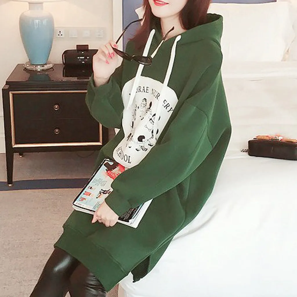 Mujer bluzy; искусственная кожа; Прямая(дропшиппинг); damskie moletom Infantil Menino женское Inverno bluza damska Свободная Толстовка sudaderas para mujer, Спортивная кофта, худи с длинным рукавом и с рисунком, Z4