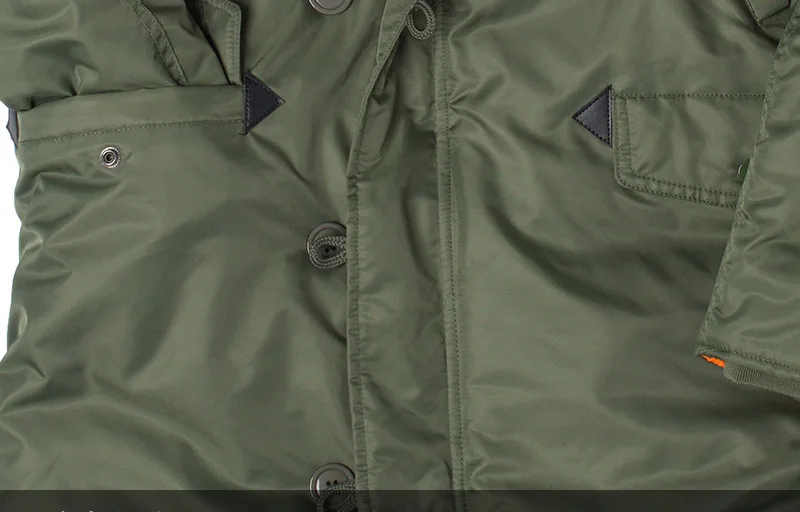 Men Winter Warm Bomber Jackets With Fur Collar Military Thermal Hooded Long Jackets Outwear For Male Parkas Multi Pockets (10)