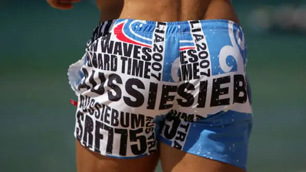 Aussiebum Мужские Пляжные штаны, Модные свободные пляжные шорты с низкой посадкой, быстросохнущие пляжные боксеры, повседневные шорты