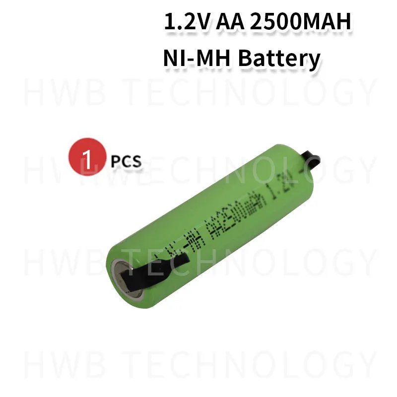1 шт./лот Оригинальный Новый Ni MH 2 V AA 2500mAH аккумуляторные батареи ремень сварочная