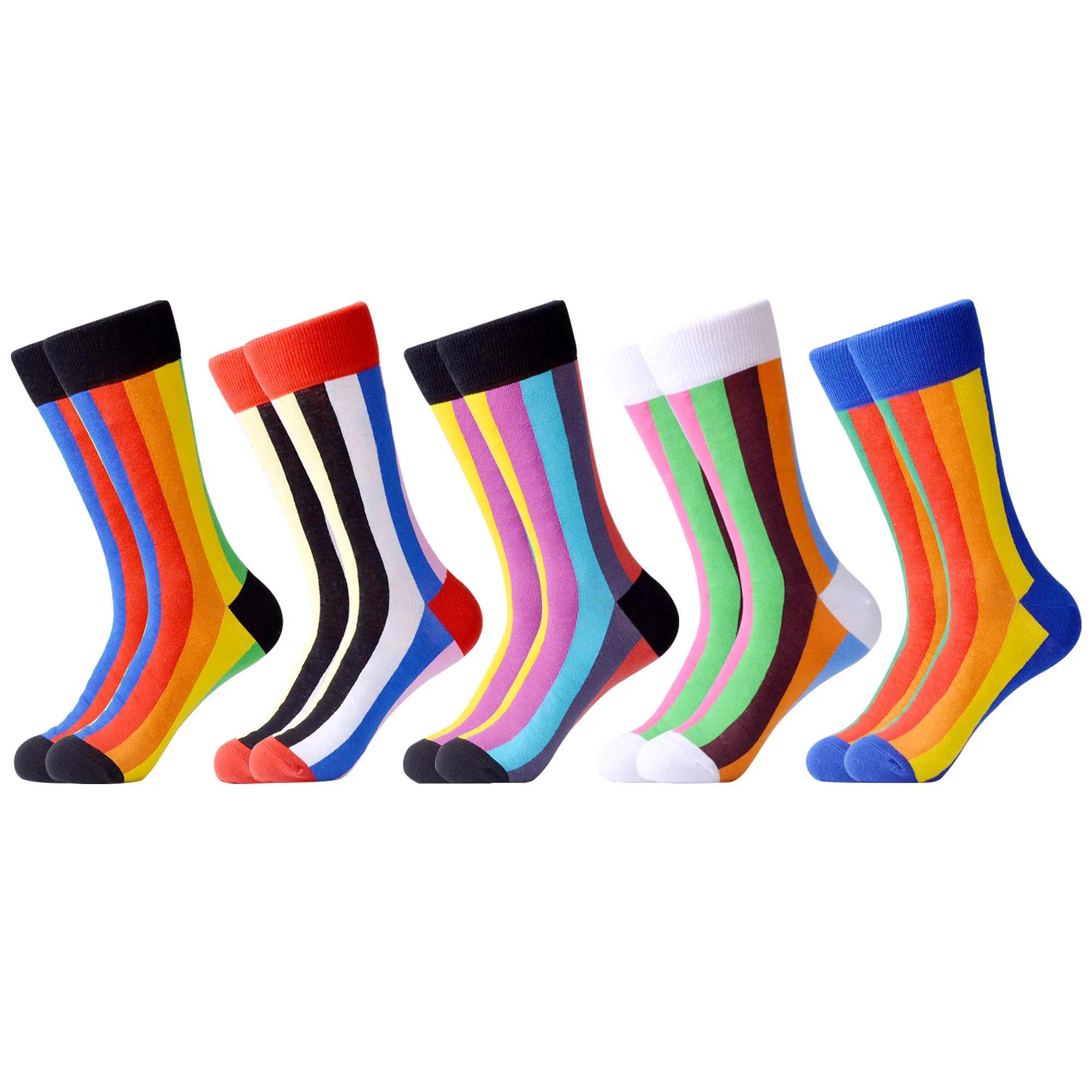 SANZETTI, стиль, мужские забавные носки из чесаного хлопка в стиле хип-хоп, новинка, цветные Повседневные носки, яркие нарядные свадебные носки, подарки - Цвет: 07092
