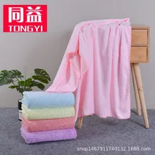 Напрямую от производителя нанометра быстросохнущее взрослое 70*140 толстое рельефное банное полотенце мягкое Впитывающее семейное салонное банное