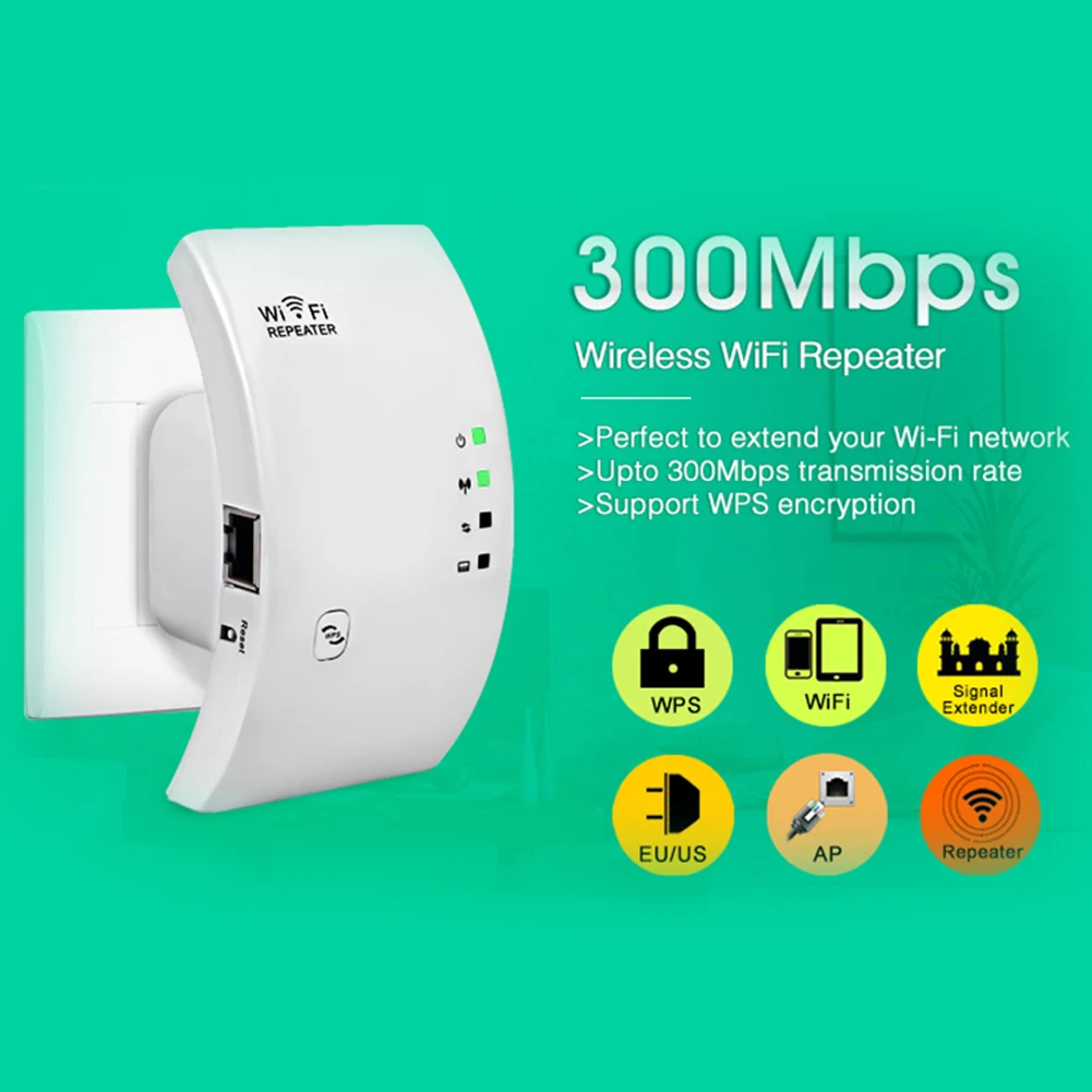 300 Мбит/с беспроводной Wi-Fi ретранслятор Wi-Fi WiFi усилитель удаленный расширитель Wi-Fi повторитель сигнала 802.11N точка доступа усиливающий роутер