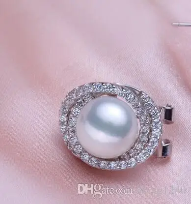 Набор 12 мм из натурального материала, rosa o blanco perfecto pendiente de la perla colgante