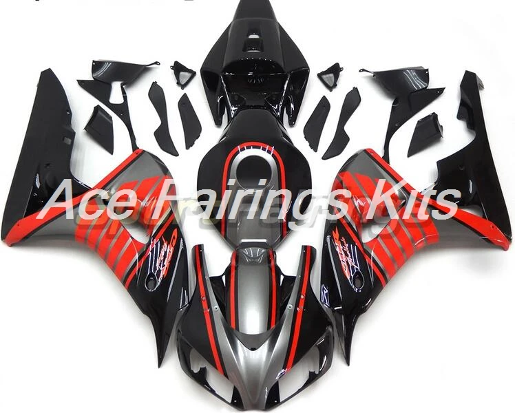 

Top Injection mold New ABS Full Fairing Kit Fit For Honda CBR1000RR 06 07 2006 2007 1000RR Fairings set red black gray