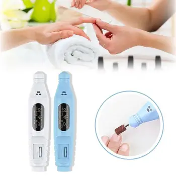 

Electric Nail Drill Machine Manicure Set Pedicure Nail Drill File Gel Remover Polishing Tools Strong Nail Equipment Kit Usb Use