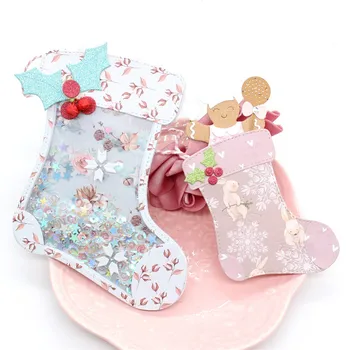 

Nesting Christmas Stocking Metal Cutting Dies Stencils for DIY Scrapbooking Decorative Embossing Paper Card Making Craft