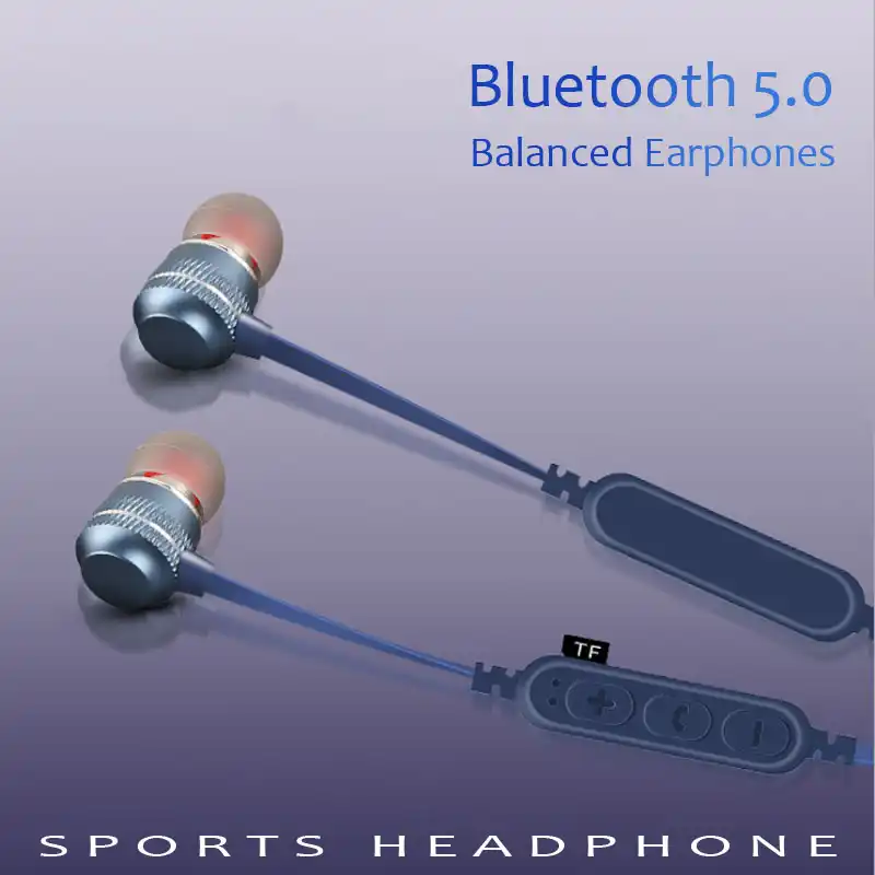 Ms F4 New Balance Sports Bluetooth Headset Tf Card Play Music Wireless Earbuds Running Headphone For Iphone Xiaomi All Phones Bluetooth Earphones Headphones Aliexpress