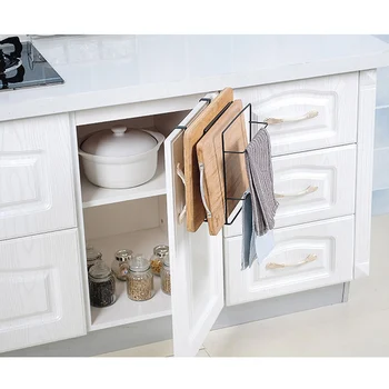 

Double Layer Kitchen Storage Rack Chopping Board Hanging Shelves Towel Holder Rack YE-Hot