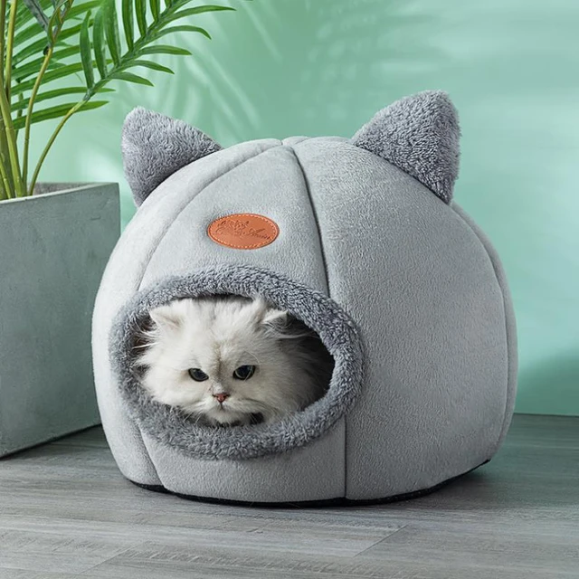 New Deep sleep comfort in winter cat bed little mat basket small dog house products pets tent cozy cave beds Indoor cama gato 2