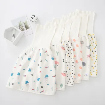 

High Waist Children Waterproof Diaper Skirt Washable Reusable Urine Pad Infant Cotton Diaper Newborn Training Nappy Changing