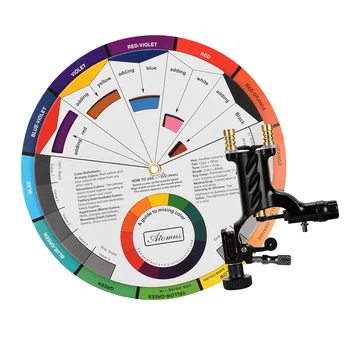 

Rotary Tattoo Machine for Shader & Liner with Color Minxing Guide Wheel