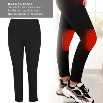 

3 Gears Adjustable Temperature Electric Thermal Heating Trousers for Men Women Autumn Winter Warm Heating Pants Trousers