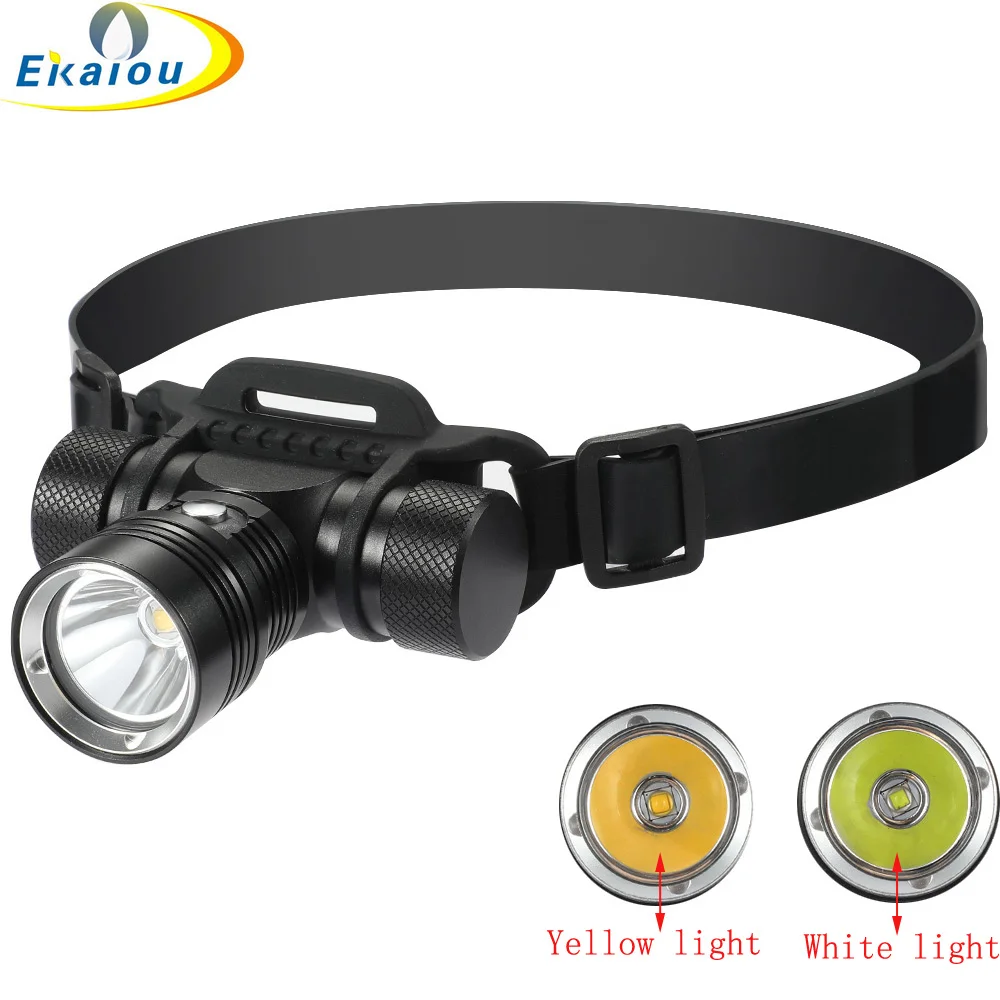 L2 LED Diving Headlamp Super Bright Swimming Headlight 100M Waterproof High  Power Flashlight Diver Submarine Head Torch