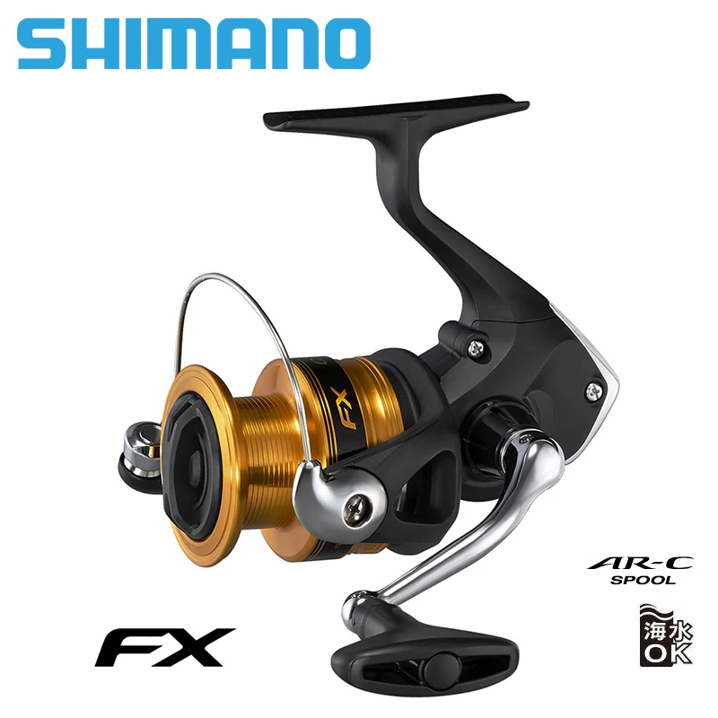 Новинка рыболовная спиннинговая катушка SHIMANO FX 1000/2000/2500/2500HG/C3000/4000 2 + 1 BB с