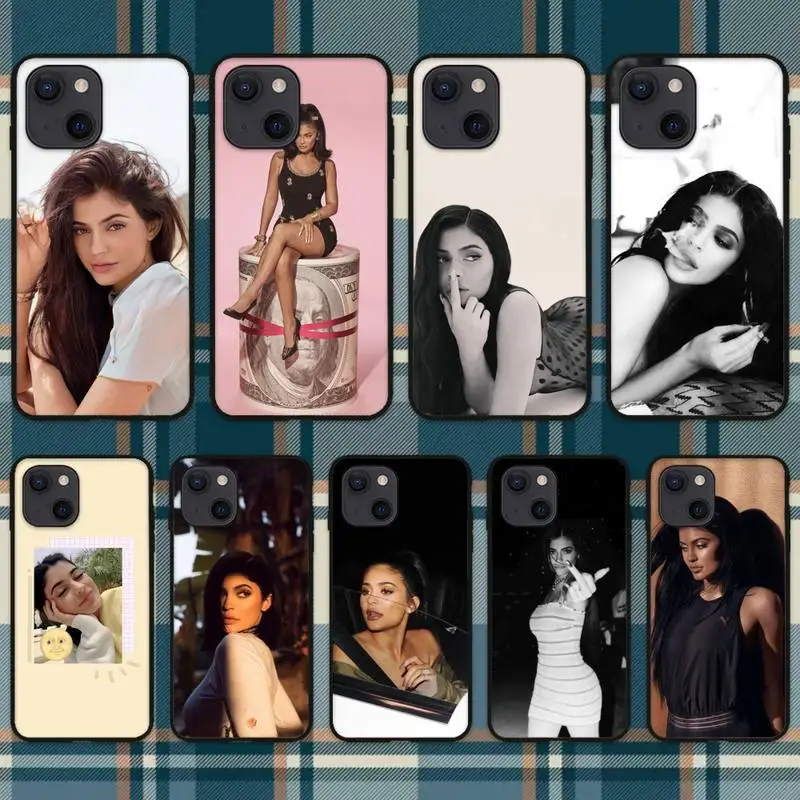 Привлекательная модель ZORORONG K-kylie-Jenner чехол для телефона iPhone 11 12 Mini 13 Pro XS Max X 8 7 6s Plus