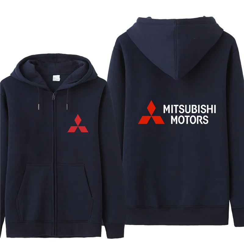 Модные толстовки Mitsubishi мужские осенние пальто флисовый пуловер унисекс Мужские толстовки Mitsubishi - Цвет: as picture