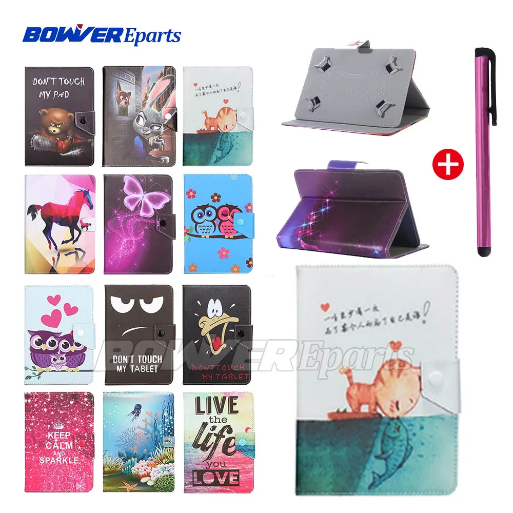 Чехол-подставка для Lenovo tab 10 ТБ-X103F Tab 2 A10-70 A10-30 Tab3 Plus 1 дюймов с принтом планшета из