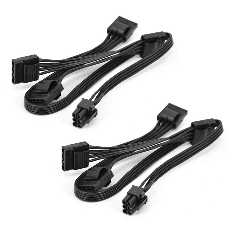 2X IDE 4Pin Modular Power Supply Cable For Corsair RM1000X RM550X 650X 750X 850X 6Pin To 4 | Обустройство дома