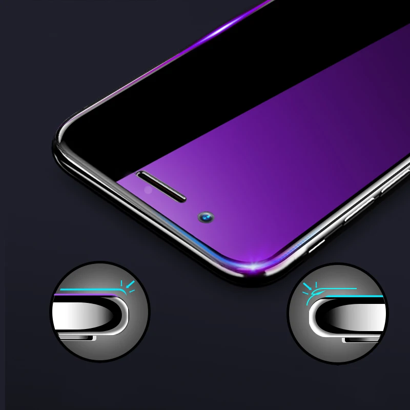 Антишпионское закаленное стекло для Apple iPhone 6, 6 S, 6 Plus, 6S Plus, 7, 8, 7 Plus, 8 Plus, защитная пленка для конфиденциальности, анти-синяя защита экрана