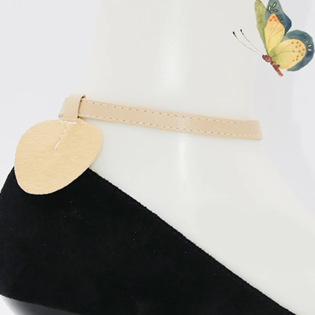 Hot Triangle Bundle Shoelace For High Heel Anti-skid Shoes Women Solid Color Shoe Belt Ankle Shoe Tie DIY Handmade Shoes Belts Khaki