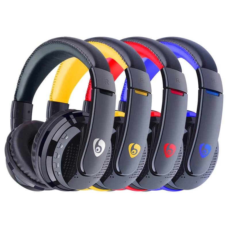 Беспроводная bluetooth-гарнитура портативные стереонаушники Unviersal с микрофоном