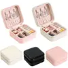 Mini Jewelry Display Case Ring Box Cabinet Armoire Portable Organizer Case Travel Storage ► Photo 2/6