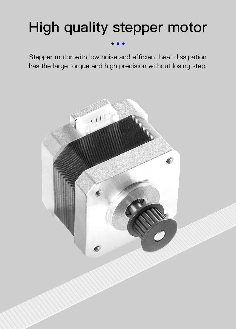 3D Printer Stepper Motor 42-34 with Synchronous wheel for REPRAP Makerbot Creality Ender 3,CR10 Series,Ender 3 V2 3D Printer