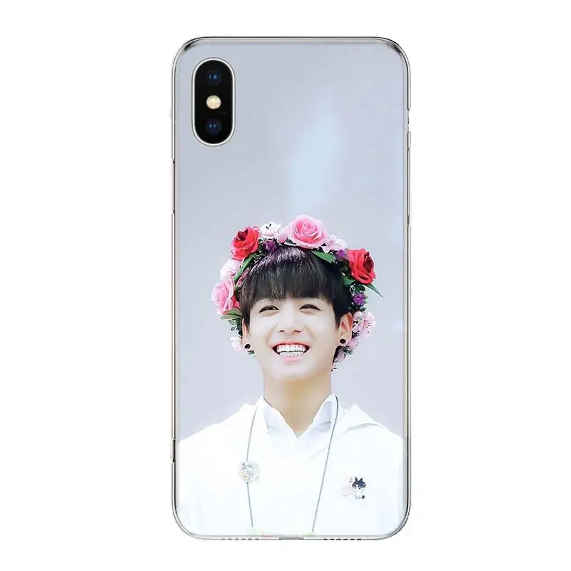 Jungkook Kpop чехол для телефона для iPhone 11 Pro 7 6X8 6S Plus XS MAX+ XR 5S SE 10 Ten Art TPU Coque Capa Shell