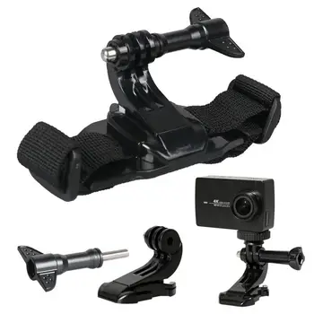 

Outdoor Extreme Sport Safety Helmet belt For Gopro series Camera photoing stand suport head belt Sports camera accessories